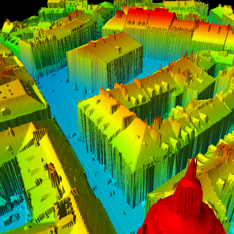 Wizualizacja danych LiDAR